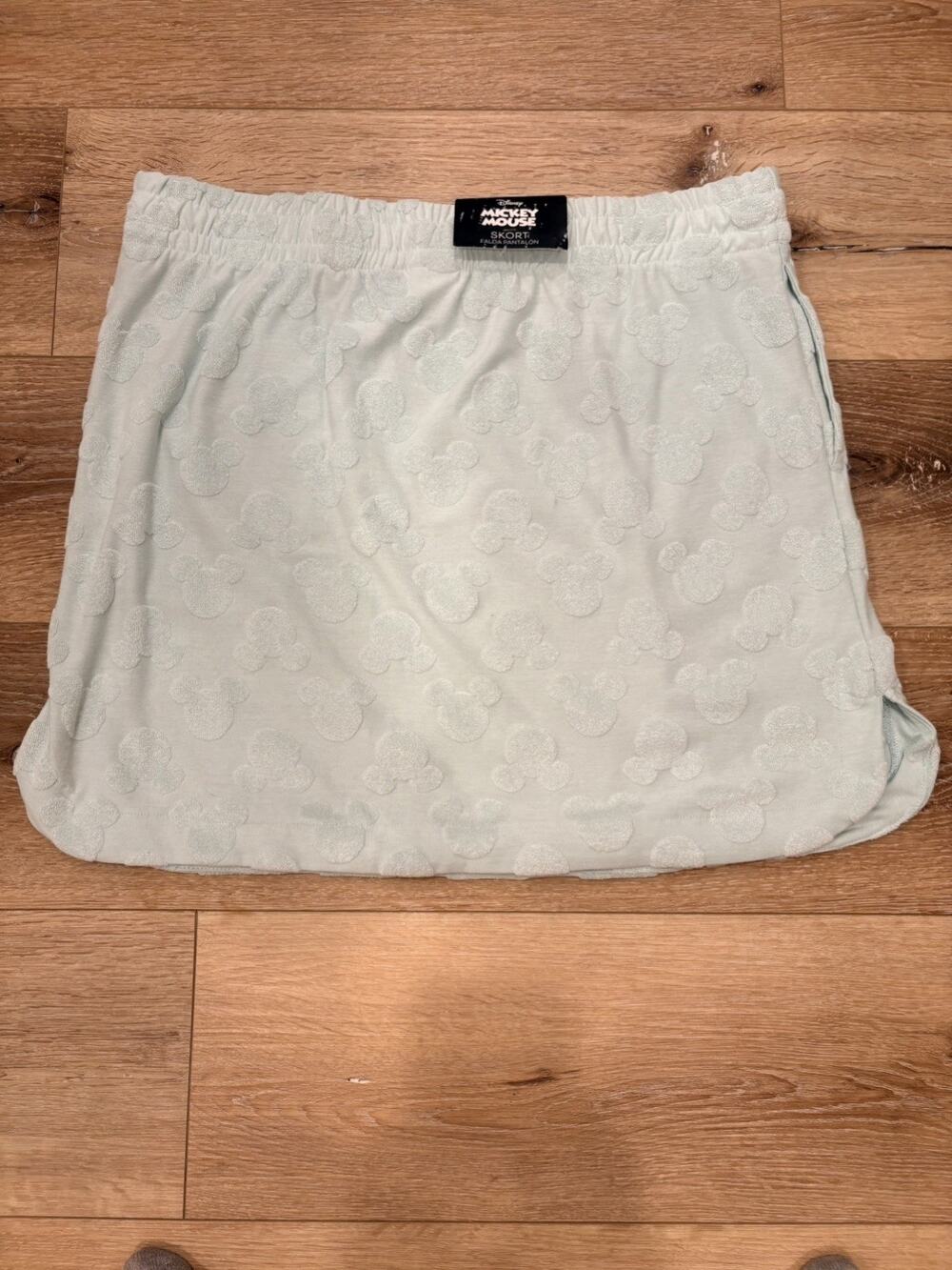 Disney Mickey Mouse Skirt Large Embossed Skirt Terry Fabric - NEW Medium